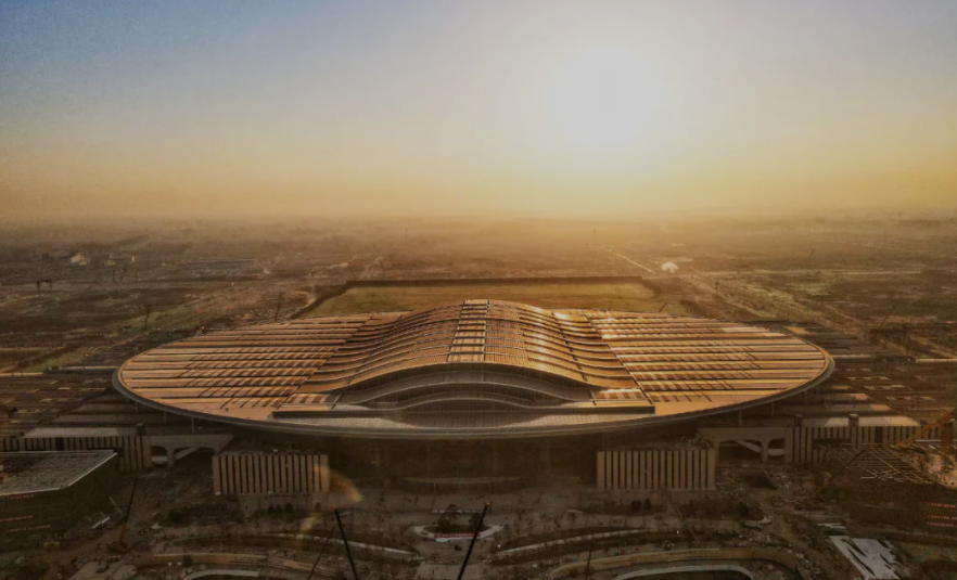 雄安站樓頂光伏發電工程正式并網！(圖1)